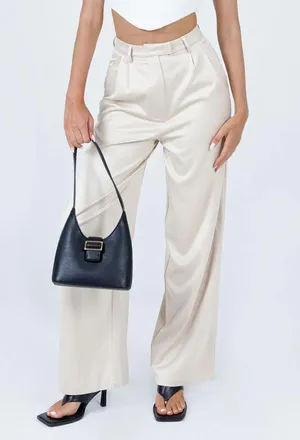 Princess Polly Amalia Pants Beige thumbnail 3