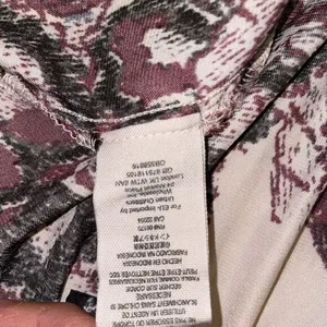 Free People Dress Womens XS Kimono Satin Babydoll Maroon Floral Boho Flowy‎ thumbnail 7