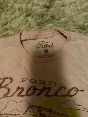 Bronco T Shirt Pink Size L thumbnail 2