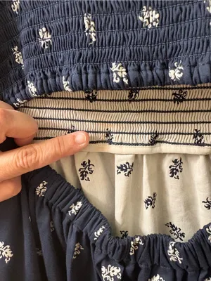 Hill House The Cher Dress in Navy Floral Jacquard thumbnail 7