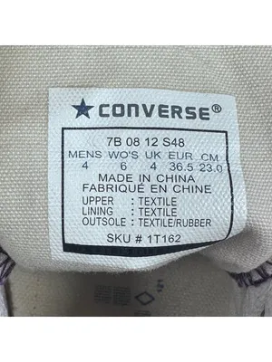 Converse All Star Purple High Top Sneakers Size 6 Womens Classic Canvas Lace-Up thumbnail 3
