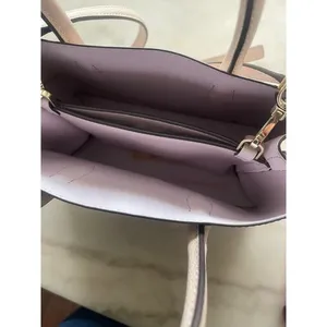Kate Spade Eva Small Leather Satchel Crossbody Bag Purse Warm‎ Beige/Blush thumbnail 9