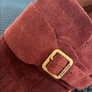 Kork Ease Womens Bailee Kiltie Burgundy Suede Monk Strap Shoe 8M Comfy Casual thumbnail 6