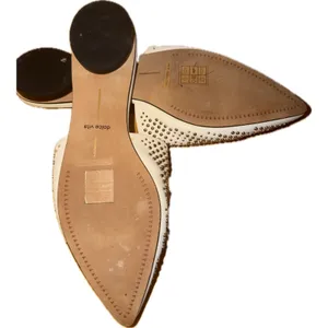 Dolce Vita Elvah Women's Mule Slide Flats White Studded Pointed Toe 9.5 thumbnail 4