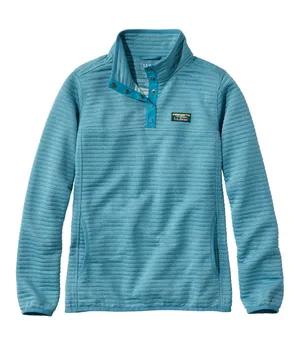 L.L. Bean Airlight Knit Quilted Pullover Sweatshirt thumbnail 3