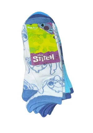 NWT Disney Stitch n Angel 6 pairs of socks adult sz 9-11 thumbnail 1