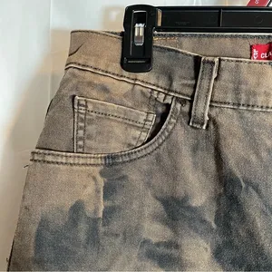 Levi’s 550‎ Black Acid Wash Mom Jeans Size 14 L High Waist Y2K Grunge 90s Rust thumbnail 5