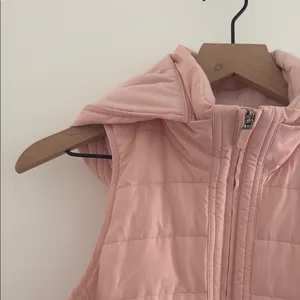 lululemon athletica Pale Pink Quilted Hooded Vest thumbnail 4