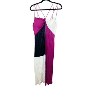 Nordstrom x Harlem's Fashion Row Harbison Satin Maxi Slip Dress‎ Size XL thumbnail 2