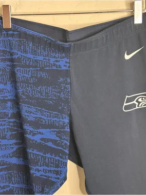 Nike Seattle Seahawks Women's Large Leg-A-See Logo Yoga Athletic Leggings thumbnail 2