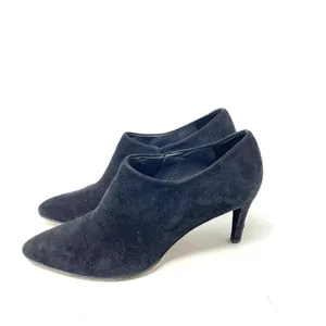 Stuart Weitzman Black‎ Suede Pointed Toe Stiletto Heel Ankle Bootie Size 7.5 thumbnail 3