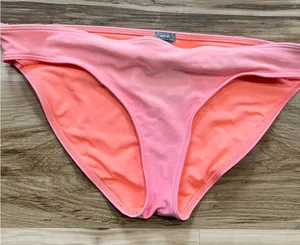 Aerie Coral Swim Bikini Bottoms Women’s Large thumbnail 1