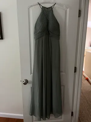 Kennedy Blue Lacey Bridesmaid Dress Moss thumbnail 10
