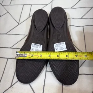 Clarks Gracelin Gemma Flats 8.5 Brown Leather Woven Slip On Loafers 261252914060 thumbnail 9