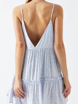 Kendall & Kylie Blue Sun Dress thumbnail 2
