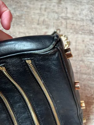 Rebecca Minkoff Black Zipper Crossbody thumbnail 5