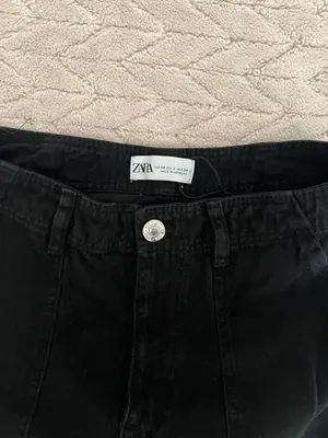 ZARA Cargo Pants Black thumbnail 2