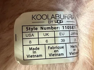 Koolaburra by Ugg Pink Faux Fur Slide Sandal Slippers thumbnail 6