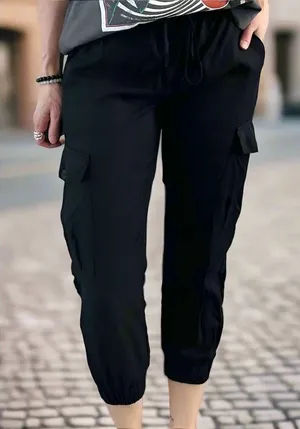 ✨DRESS FORUM Washed Jogger Cargo Sz Medium Pants✨ thumbnail 1