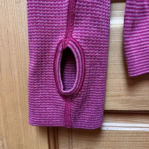 Lululemon Womens 4 Run Swiftly Tech 1/2 Zip Pullover Striped Bumble Berry FLAWED thumbnail 5