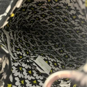 Vera Bradley Fanfare Yellow‎ And Black Crossbody Bag thumbnail 10