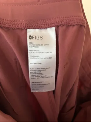 Figs Zamora Joggers Mauve Dusty Rose Jogger Scrub Pants Size Large Petite Scrubs thumbnail 8