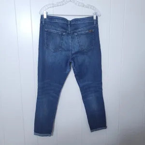 Joe’s Jeans Skinny Crop Jeans Womens Size 30 Blue Mid Rise Distressed Stretch thumbnail 5