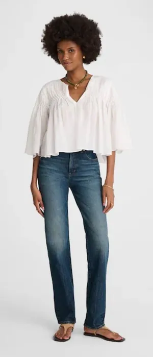 Madewell Women’s Longline straight leg jeans thumbnail 1