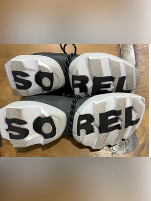 Sorel Kinetic Women’s 9.5 Black White Lace-Up Sneakers Athletic Shoes thumbnail 2