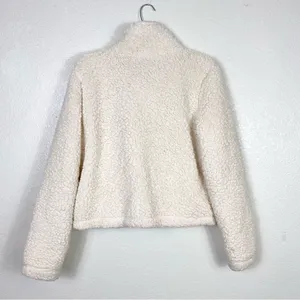 Iris Ivory Faux Fur Teddy Zip Up Jacket thumbnail 2