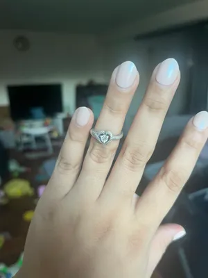 Macy's Diamond Heart Promise Ring thumbnail 1