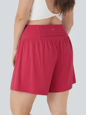 Halara SoftlyZero Airy Super High Waisted 2-in-1 InstantCool Yoga Shorts NEW 2X thumbnail 6