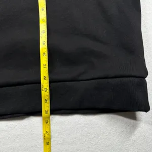 White Fox Project 5 Quarter Zip Pullover Black Oversized Sweatshirt M/L Graphic thumbnail 9