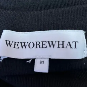 WeWoreWhat Black Short Sleeve Scoop Neck Stretch Cropped T Shirt Tee Top Size M thumbnail 3
