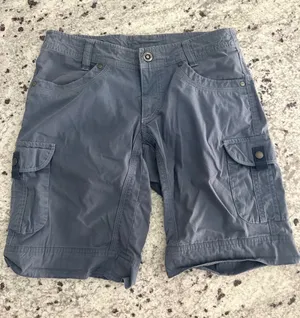 KÜHL Splash Cargo Shorts Women's Metal Blue Outdoor Hiking Utility sz 2 thumbnail 1
