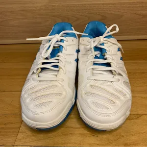 ASICS White and Blue GEL Game 5 Women's Tennis Shoes - Size 7 thumbnail 3