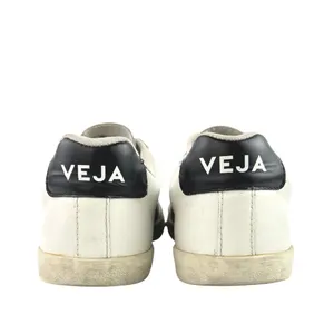 Veja Esplar Women's White Leather Logo Low Top Lace Up Athletic Sneakers Shoes 9 thumbnail 3