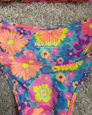Kulani Kinis Neon Floral Bikini Set thumbnail 2