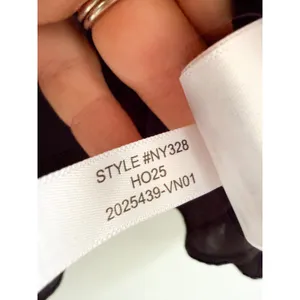 Madewell | NWT Tie Neck Blouse Black‎ Long Sleeve Top | Sz L thumbnail 9