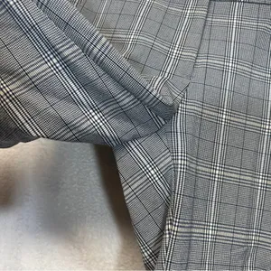 Zara Gray & White Striped High Rise Cropped Pants Size‎ S thumbnail 5