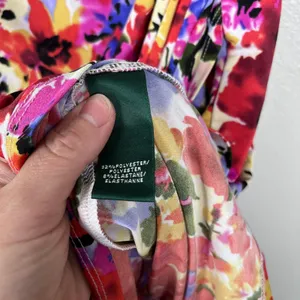 Lauren Ralph Lauren Women's Sleeve Floral Watercolor Dress Sz 6 thumbnail 5