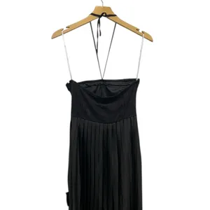Lulus Certainly Poised Black Lace Halter Bustier Maxi Dress size Small NWT thumbnail 7