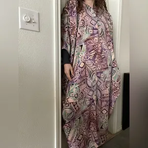 Vintage Handmade Plus Size Funky‎ Kaftan Butterfly Sleeve thumbnail 3