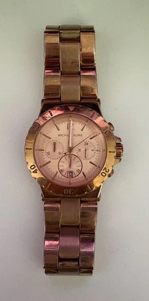 Michael Kors Rose Gold Chronograph Stainless Steel Watch thumbnail 1