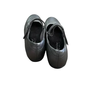 Walking Cradles Mary Jane Flats Comfort Strap Low Heel Metallic Gray 7N thumbnail 4