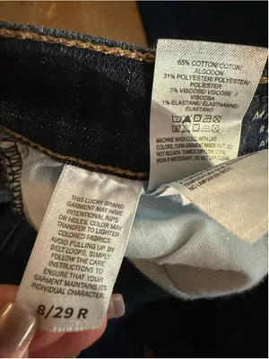 Women's Lucky Brand High Rise Jeans Size 8 Blue thumbnail 4
