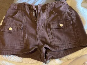 Shein Brown Shorts Jean thumbnail 1