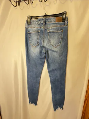 Hidden MidRise Skinny Jeans Distressed Size 25 Style 7694 cut 738 thumbnail 10