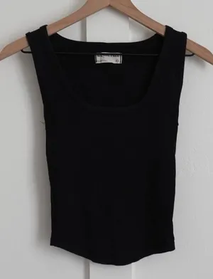 Free People Black Tank Top thumbnail 1