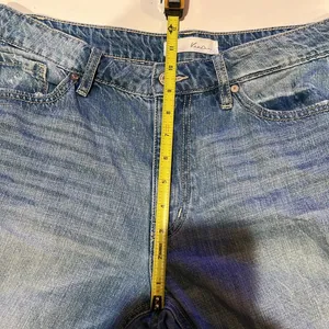 Kancan women’s high rise fray distressed jeans size 9/28 thumbnail 12